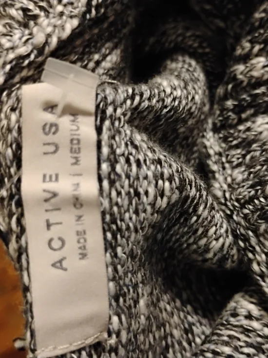 Sleeveless Turtleneck Knit Midi Dress Sweater - Gray 17 inch p2p - Picture 8 of 8